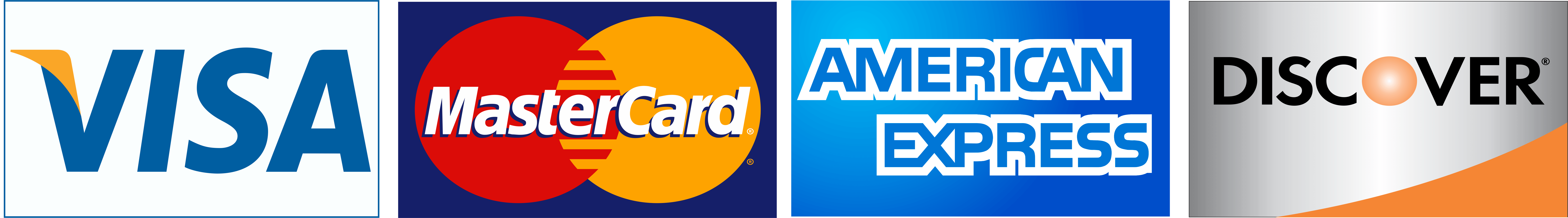 We Accep VISA, MASTERCARD, AMEX, DISCOVER, JCB, UNION PAY